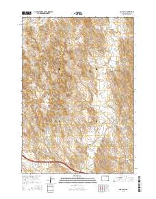 Pine Gulch 2015 topographic map thumbnail