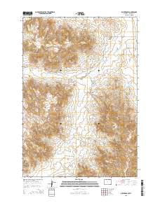 Oliver Draw 2015 topographic map thumbnail