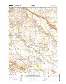 Pavillion Butte 2015 topographic map thumbnail