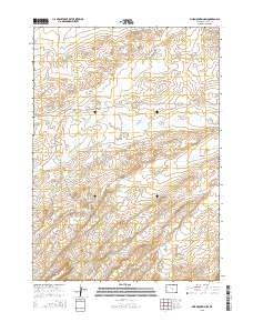 Pine Mountain SW 2015 topographic map thumbnail