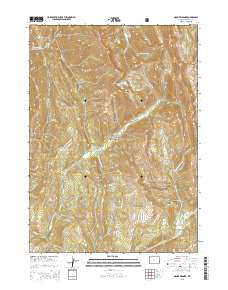 Mount Wagner 2015 topographic map thumbnail