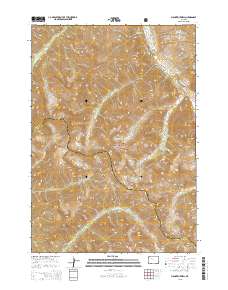 Mount Burwell 2015 topographic map thumbnail