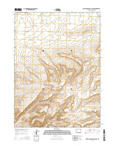 North Packsaddle Canyon 2015 topographic map thumbnail