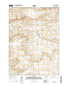 Ocla Draw 2015 topographic map thumbnail