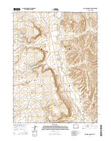 Peach Orchard Flat 2015 topographic map thumbnail
