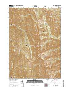 Rock Lake Peak 2015 topographic map thumbnail