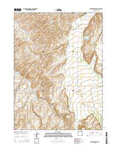 Myers Reservoir 2015 topographic map thumbnail