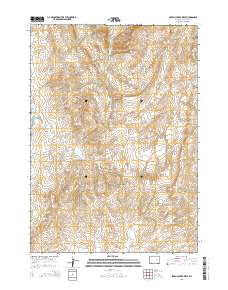 Seven L Creek West 2015 topographic map thumbnail