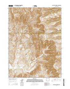 Sawtooth Mountain 2015 topographic map thumbnail