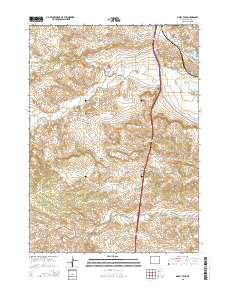 Sibley Peak 2015 topographic map thumbnail