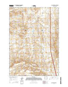 Schlicht Draw 2015 topographic map thumbnail