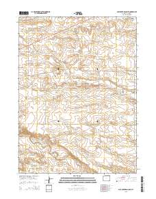Pole Creek Ranch SE 2015 topographic map thumbnail