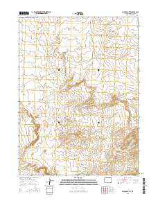 Salazar Butte 2015 topographic map thumbnail