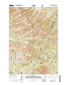 Powder River Pass 2015 topographic map thumbnail
