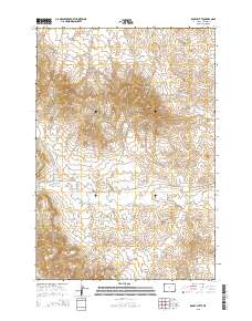 Rocky Butte 2015 topographic map thumbnail