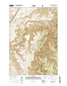 Red Canyon Creek 2015 topographic map thumbnail