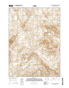 Red Cloud Creek West 2015 topographic map thumbnail