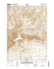 Reynolds Reservoir 2015 topographic map thumbnail