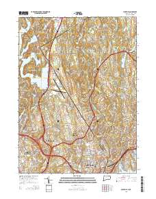 Glenville 2015 topographic map thumbnail