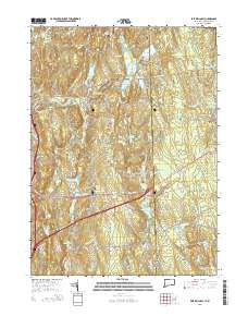 East Killingly 2015 topographic map thumbnail