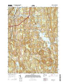 Jewett City 2015 topographic map thumbnail