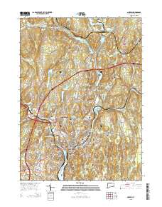 Norwich 2015 topographic map thumbnail