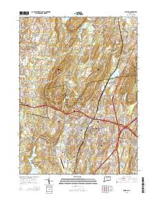 Meriden 2015 topographic map thumbnail