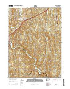 Southbury 2015 topographic map thumbnail