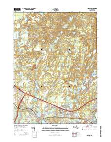 Wareham 2015 topographic map thumbnail