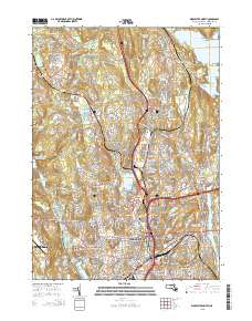 Worcester North 2015 topographic map thumbnail