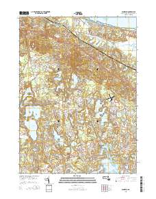 Sandwich 2015 topographic map thumbnail