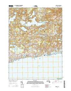 Harwich 2015 topographic map thumbnail