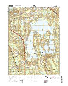 Assawompset Pond 2015 topographic map thumbnail