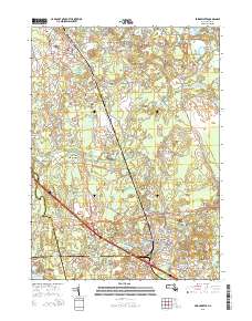 Bridgewater 2015 topographic map thumbnail