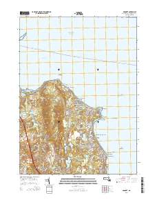 Manomet 2015 topographic map thumbnail