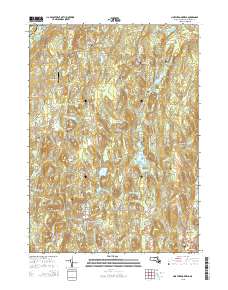 North Brookfield 2015 topographic map thumbnail