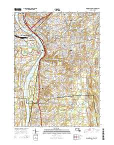 Springfield South 2015 topographic map thumbnail