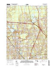 Taunton 2015 topographic map thumbnail