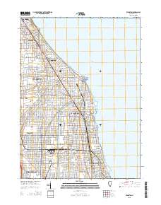Evanston 2015 topographic map thumbnail