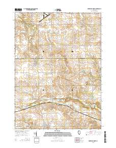 Forreston North 2015 topographic map thumbnail