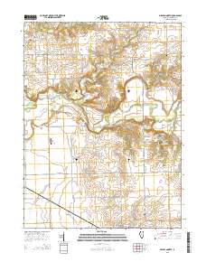 Delavan North 2015 topographic map thumbnail