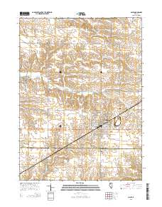 Galva 2015 topographic map thumbnail