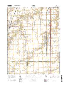 Divernon 2015 topographic map thumbnail