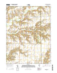 Athensville 2015 topographic map thumbnail