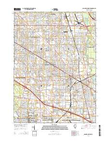 Arlington Heights 2015 topographic map thumbnail