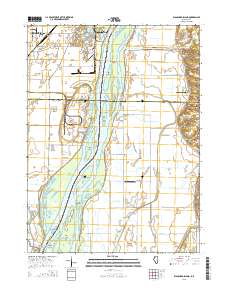 Blanchard Island 2015 topographic map thumbnail