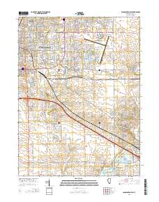 Bloomington East 2015 topographic map thumbnail
