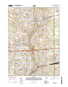 Aurora North 2015 topographic map thumbnail