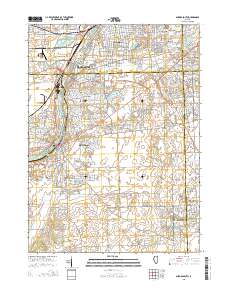 Aurora South 2015 topographic map thumbnail