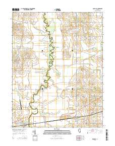 Bone Gap 2015 topographic map thumbnail